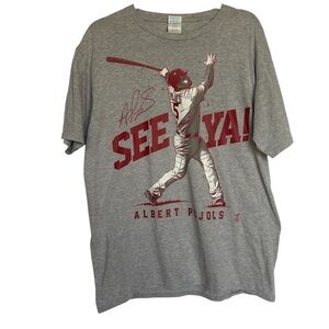 St. Louis Cardinals Albert Pujols #5 See Ya T-Shirt Large